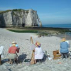 Stage de Peinture sur la plage d'Étretat