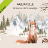 Les animaux dans la neige