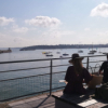 Croquis aquarellé en extérieur - Baie de Saint Jean-de-Luz