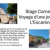 Stage Carnet de Voyage à L'Escarène