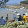 Stage de peinture sur le motif en plein air en Bretagne.