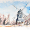 Dessin aquarellé