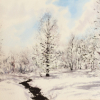Stage d'aquarelle : peindre la neige