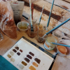 Tableau en peintures naturelles