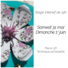 . Fleurs 3d en pic'assiette