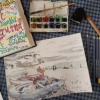 Cours de Croquis aquarellé à l'atelier