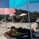 La pause du midi, en stage l'été sur la plage