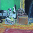 Nature morte pastel