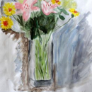 Bouquet de fleurs aquarelle