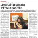 Article dans La Nouvelle République,quotidien régional.