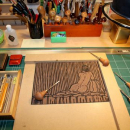 Linogravure-Plan de travail