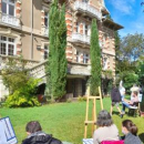 journée de croquis devant la Roseraie 