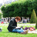 Stage dessin et croquis en plein air...Place des Vosges