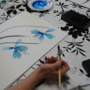 Atelier les arts en tête . Atelier de Sumi E