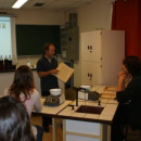 Cours de teinture vegetale au lycée