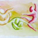 Aquarelle: joie