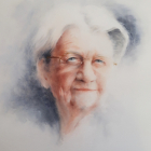 Portrait à l'aquarelle