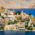 Carnet de voyage à rhodes et symi, îles du dodécanèse. grèce.