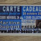 Cartes cadeaux dessin peinture en avignon