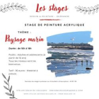 Stage peinture acrylique, paysages marins