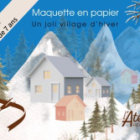 Maquette d'un joli village d'hiver !