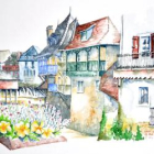 Atelier aquarelle d'après nature ou en plein air à salies-de-béarn