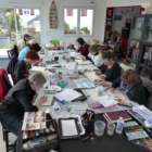 Stage aquarelle et dessin en atelier sur we : thème portraits et personnages