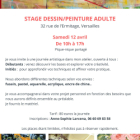 Stage adulte dessin/peinture