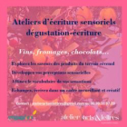 Ateliers d'écriture sensoriels à anduze et dans le gard