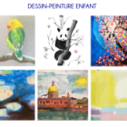 Dessin peinture multi techniques enfants 6-12 ans