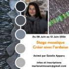 Stage mosaïque - créer avec l'ardoise