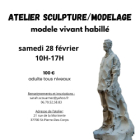 Stage modelage modèle vivant habillé