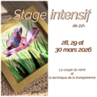 Coupe du verre et la technique de la transparence