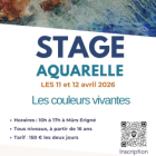 Les couleurs vivantes en aquarelle