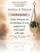 Crée ton pot en céramique et ta suspension en macramé. le 25 Octobre 2026 Studio terre et bien Être Concarneau (Finistère).